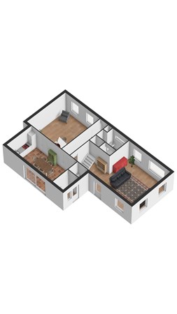 Floorplan - Dorpsstraat 27, 4525 AG Retranchement