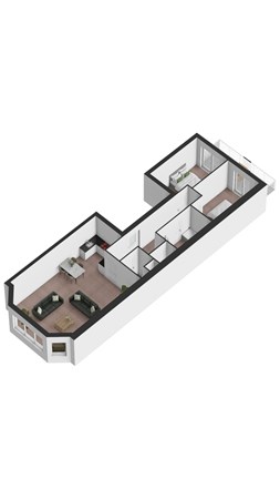 Floorplan - Duindoornstraat 2-202, 4506 KH Cadzand