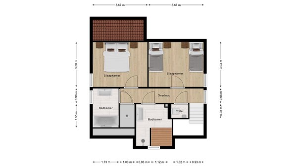 Floorplan - Laan van Cavelot 86, 4506 GB Cadzand