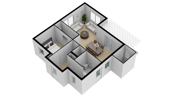 Floorplan - Laan van Cavelot 86, 4506 GB Cadzand