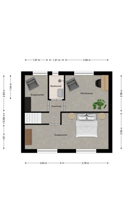 Floorplan - Vijverstraat 27, 4506 AK Cadzand