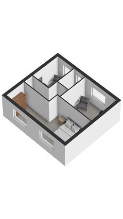 Floorplan - Vijverstraat 27, 4506 AK Cadzand