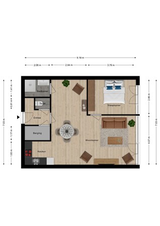 Floorplan - Stijn Albregtsstraat 1-15, 4506 GA Cadzand