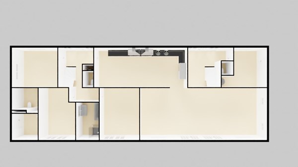 Floorplan - Baanstpoldersedijk 4-314, 4504 PR Nieuwvliet