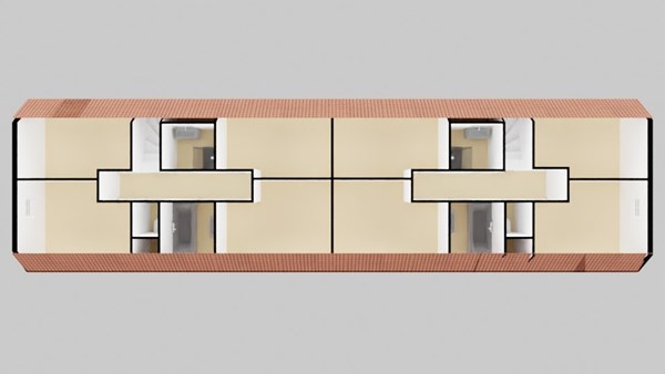 Floorplan - Baanstpoldersedijk 4-314, 4504 PR Nieuwvliet