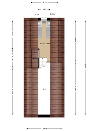 Floorplan - Zeedijk 24-907, 4504 PN Nieuwvliet