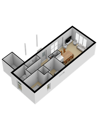 Floorplan - Zeedijk 24-241, 4504 PN Nieuwvliet