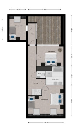 Floorplan - Boulevard de Wielingen 70-010, 4506 JL Cadzand