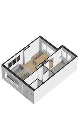 Floorplan - Egelantierlaan 4, 4506 KB Cadzand