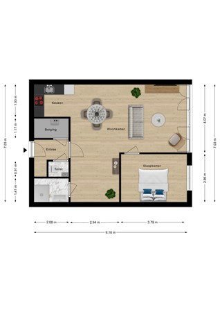 Floorplan - Stijn Albregtsstraat 1-11, 4506 GA Cadzand