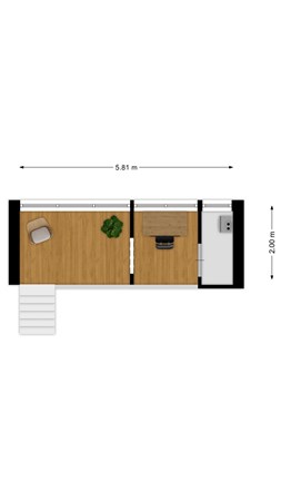 Floorplan - Wijk de Brabander 202, 4506 JD Cadzand