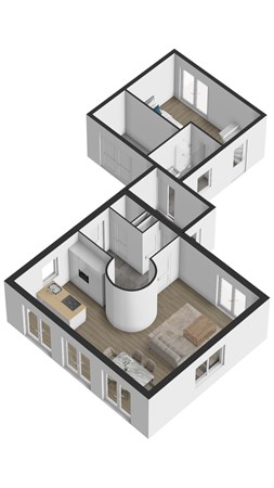 Floorplan - Westlangeweg 1A102, 4513 KM Hoofdplaat