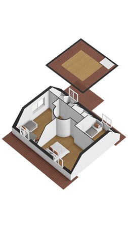 Floorplan - Westlangeweg 1A102, 4513 KM Hoofdplaat