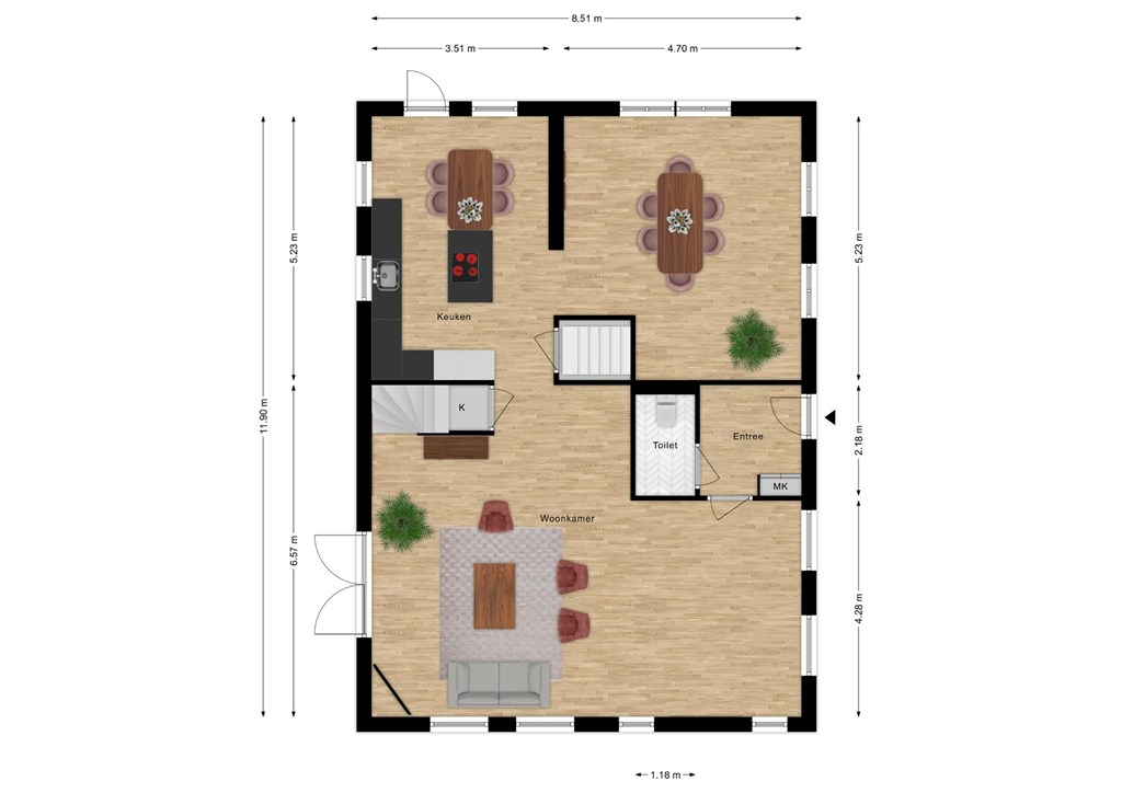 mediumsize floorplan