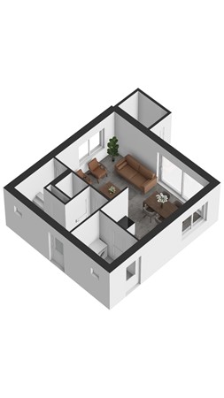 Floorplan - Zeedijk 24-365, 4504 PN Nieuwvliet