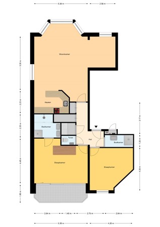 Floorplan - Boulevard de Wielingen 82-005, 4506 JL Cadzand