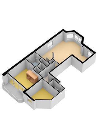 Floorplan - Boulevard de Wielingen 82-005, 4506 JL Cadzand