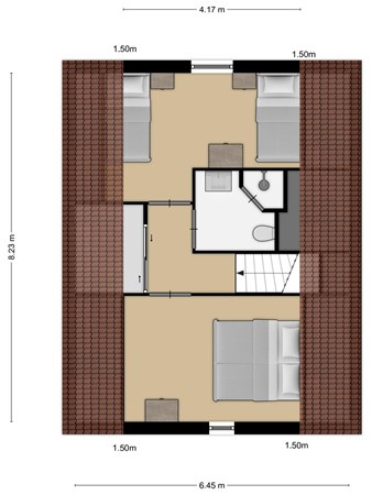 Floorplan - Zeedijk 24-175, 4504 PN Nieuwvliet