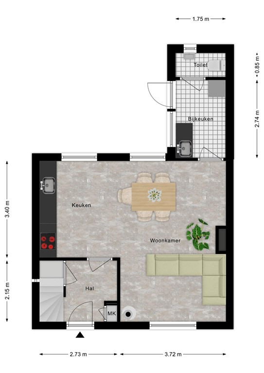 mediumsize floorplan