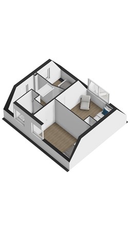 Floorplan - Elmarestraat 42, 4508 AB Waterlandkerkje