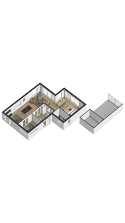 Floorplan - Koolsweg 1C, 4506 AP Cadzand