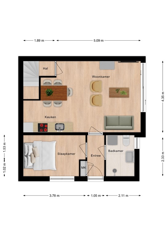 mediumsize floorplan