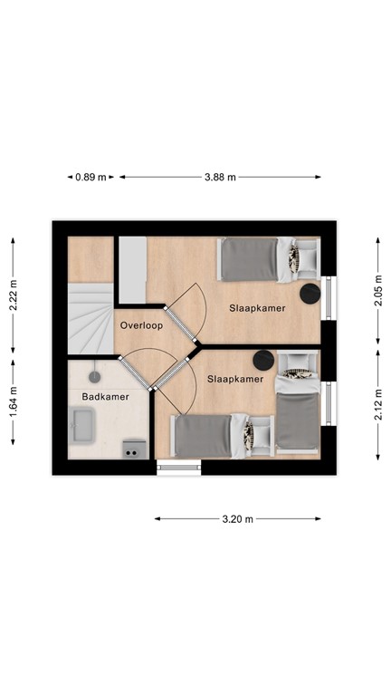 mediumsize floorplan