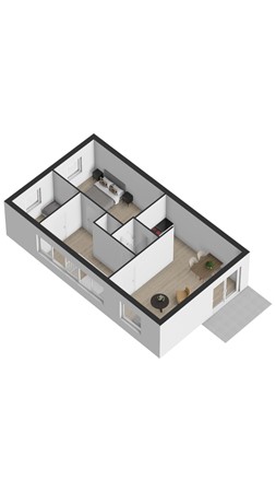 Floorplan - Sterntjeslaan 7D, 4506 JM Cadzand
