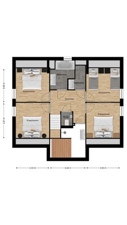Floorplan - Laan van Cavelot 92, 4506 GB Cadzand