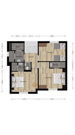 Floorplan - Duinzicht 7, 4506 GV Cadzand