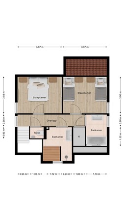 Floorplan - Duinstruweel 16, 4506 GT Cadzand