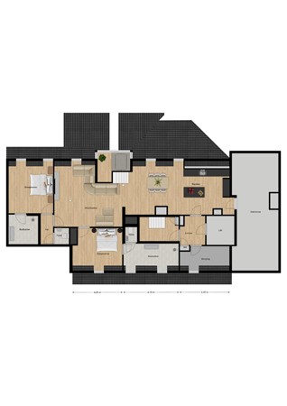 Floorplan - Boulevard de Wielingen 99-601, 4506 JL Cadzand