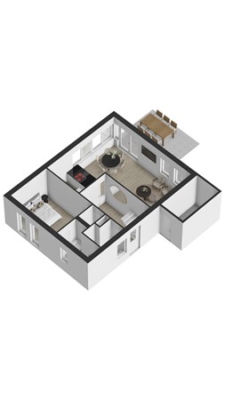 Floorplan - Lampsinsdijk 8-055, 4504 RA Nieuwvliet