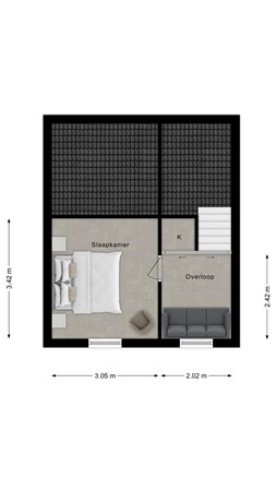 Floorplan - De Lopinge 95, 4506 JZ Cadzand