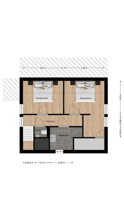 Floorplan - Crakezand 17, 4506 GM Cadzand