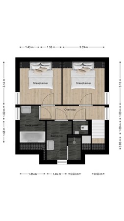Floorplan - Laan van Cavelot 116, 4506 GB Cadzand
