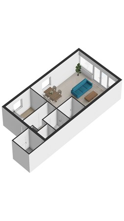 Floorplan - De Brabander Wijk 26, 4506 JA Cadzand