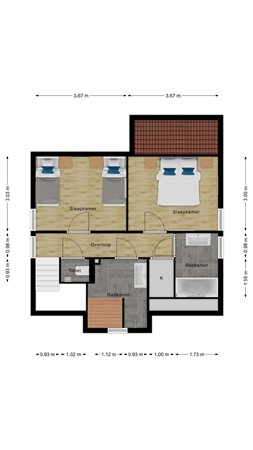 Floorplan - Waterlijn 3, 4506 GL Cadzand