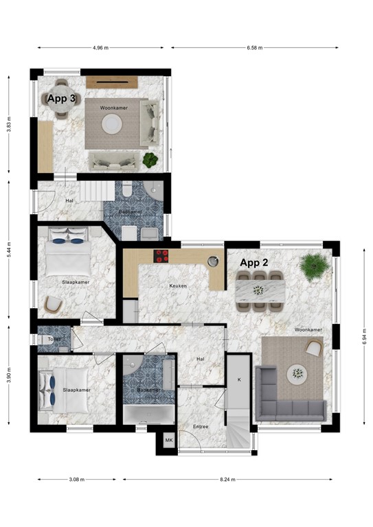 mediumsize floorplan