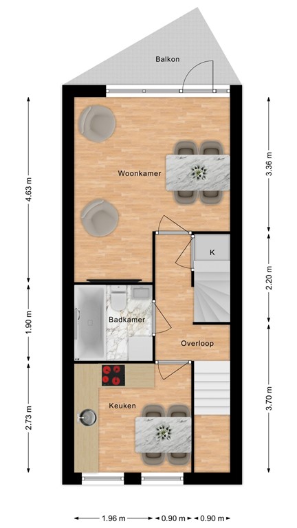 mediumsize floorplan