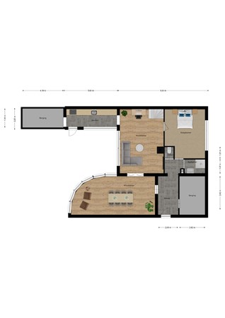 Floorplan - De Stelle 21, 4506 BE Cadzand