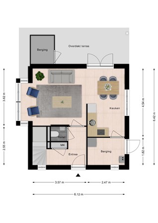 Floorplan - Laan van Cavelot 111, 4506 GB Cadzand
