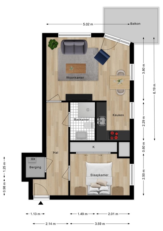 mediumsize floorplan