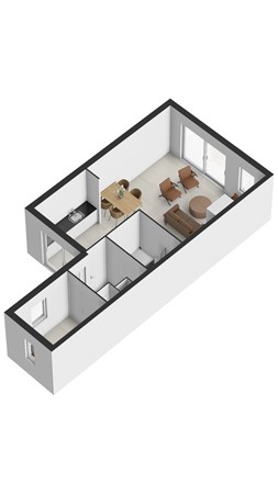 Floorplan - Spaanse Galeien 104, 4525 NV Retranchement