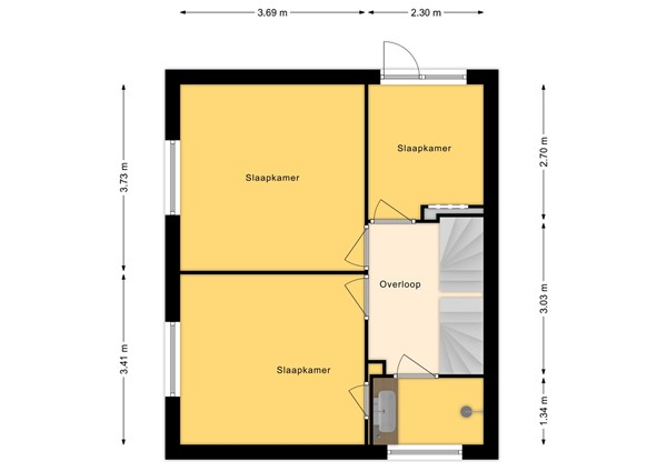 Floorplan - Meidoornstraat 5, 4506 KG Cadzand