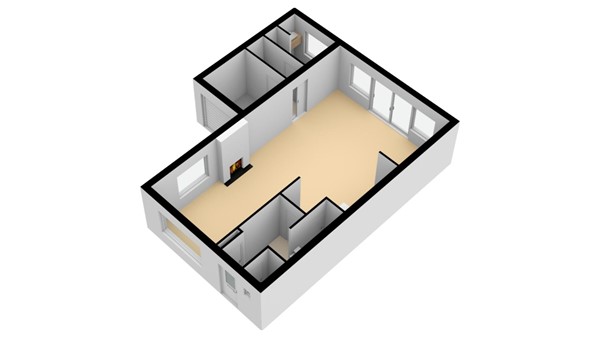 Floorplan - Meidoornstraat 5, 4506 KG Cadzand
