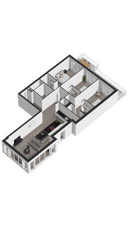 Floorplan - Boulevard de Wielingen 57-203, 4506 JL Cadzand