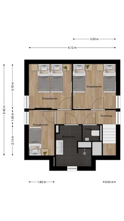 Floorplan - 'T Lage Duyn 56, 4506 GP Cadzand