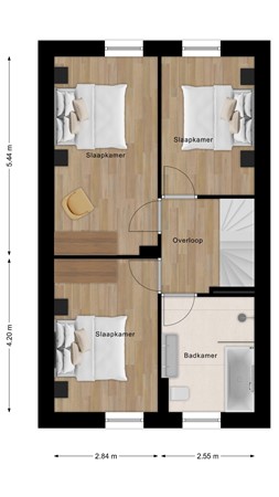Floorplan - Zwanebloem 16, 4506 LA Cadzand