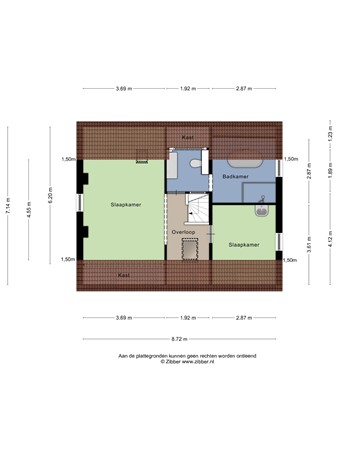 Floorplan - Sint Bavodijk 16, 4504 AA Nieuwvliet